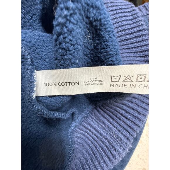 Tuckernuck Navy Cable Knit Crewneck Sweater Women’s XL *EUC - Picture 11 of 11